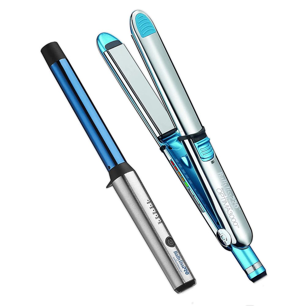 BaBylissPRO Blue and Silver Hair Styling Set